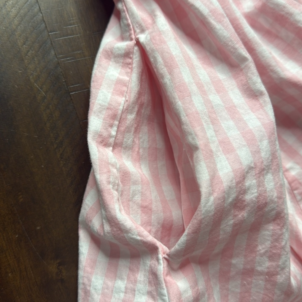 Blue Rain Pink Gingham Dress‎ size Small Cotton - Picture 8 of 9